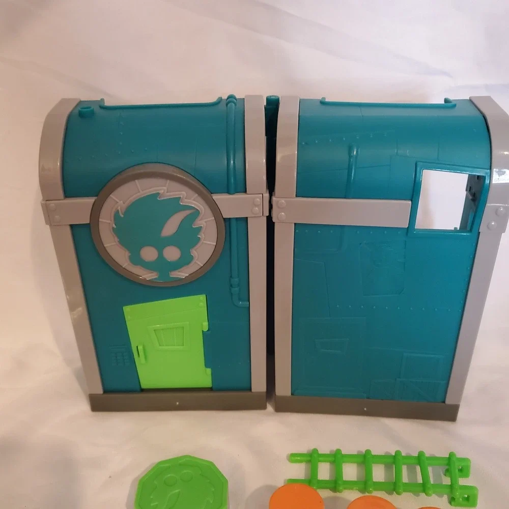 PJ Masks Night Time Micros Romeo's Lair Play Set Used Just Play‎ Toy Lot